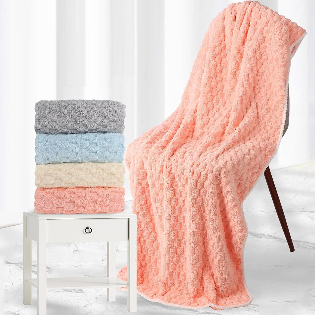 Luxury Microfiber Bath Towels – 4‑Pack  Ultra‑Soft, Quick‑Dry, 8× Absorbent  Lightweight & Hypoallergenic Bath Sheets (27.5×55 in) – Mixed Colors