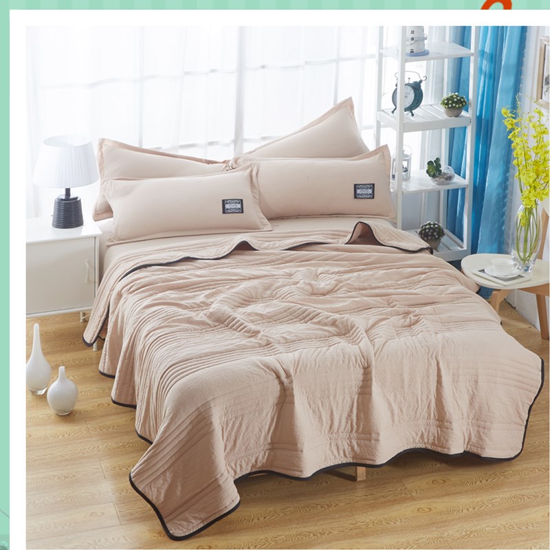 Cooling Blanket – Pure Color Summer Quilt, Lightweight Air‑Conditioning Quilt, Compressible Cool Quilt