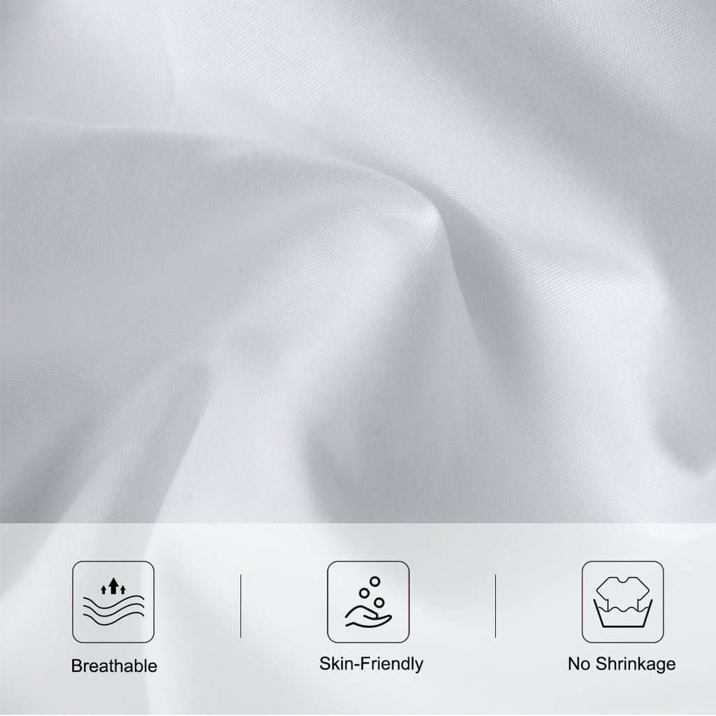 4‑Piece Retro Boho Geometric Bedding Set – Fitted Sheet + 2 Pillowcases (All‑Season Comfort)