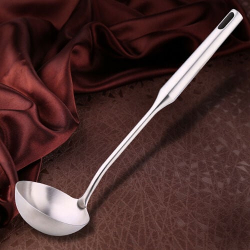 Large Stainless Steel Spoon for Home Kitchen Use