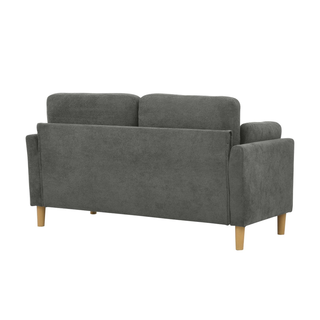 Modern Minimalist 2‑Seater Sofa – Compact Upholstered Loveseat for Small Spaces