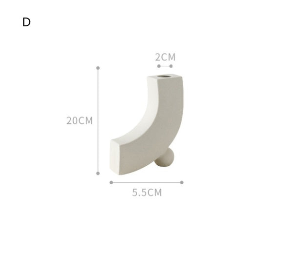 Nordic Ceramic Decorative Vase – Minimalist Home Décor