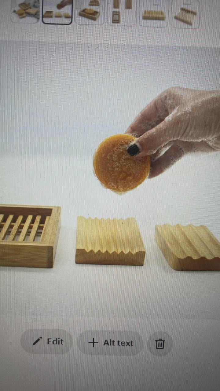 Natural Bamboo Soap Bar Dish